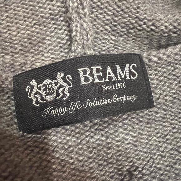 Beams womens full zip sweater hoodie Size Small Faire Isle design - Picture 4 of 6